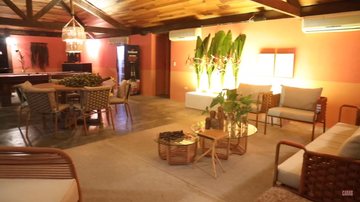 Imagem Casa Caras Pernambuco - Os arquitetos Alysson Albuquerque e Rodrigo Malvin apresentam o lounge da casa